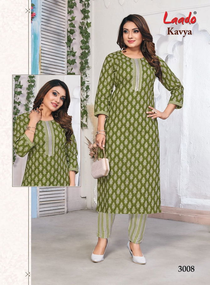 Kavya Vol 3 By Laado Jaipuri Kurti With Bottom Catalog
